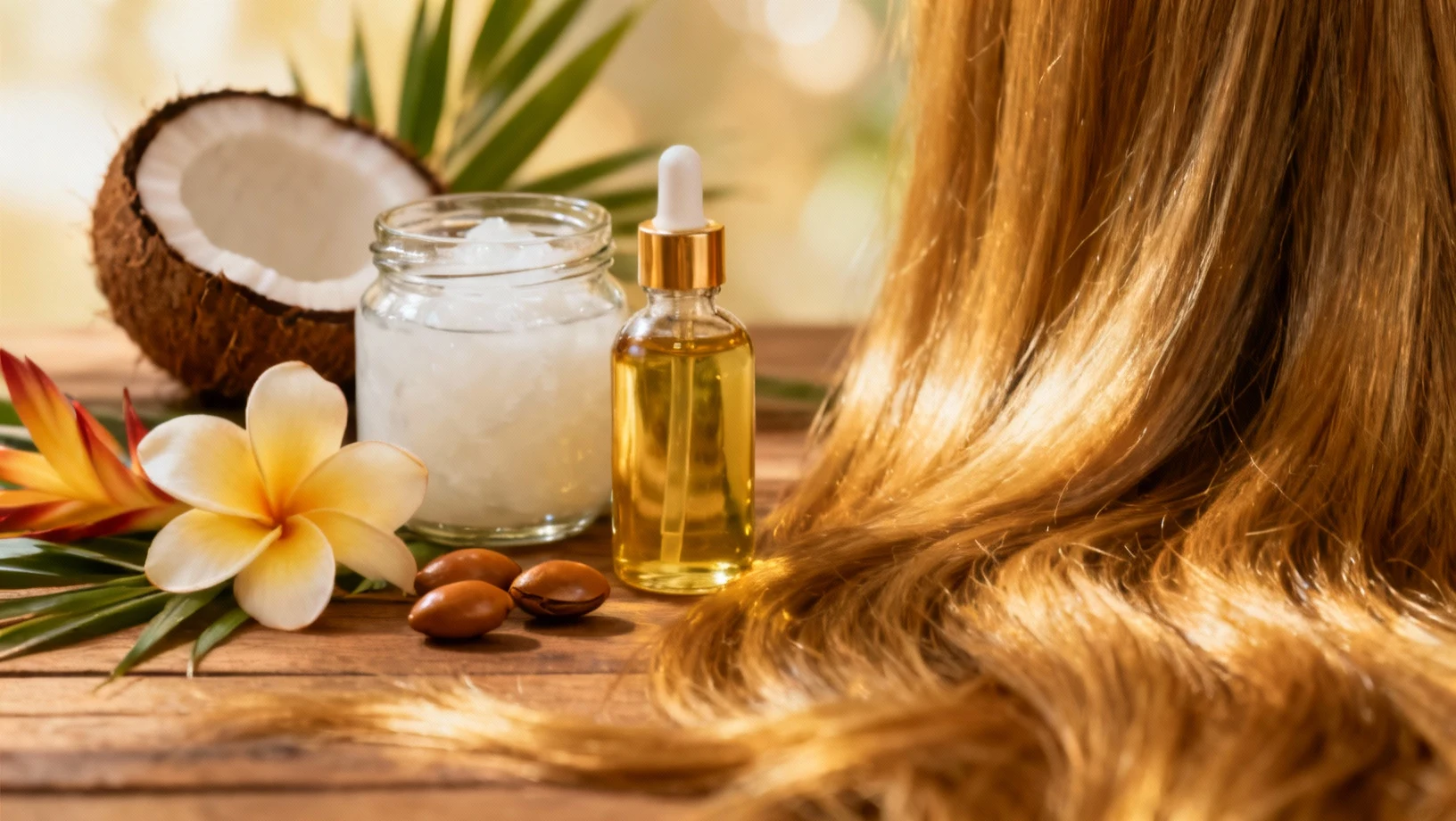 Les meilleures huiles végétales pour des cheveux en pleine santé