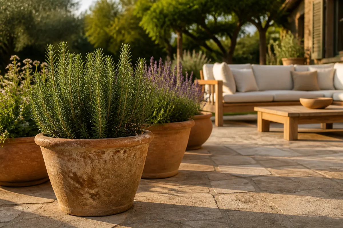 Coin détente aromatique sur une terrasse : la méthode